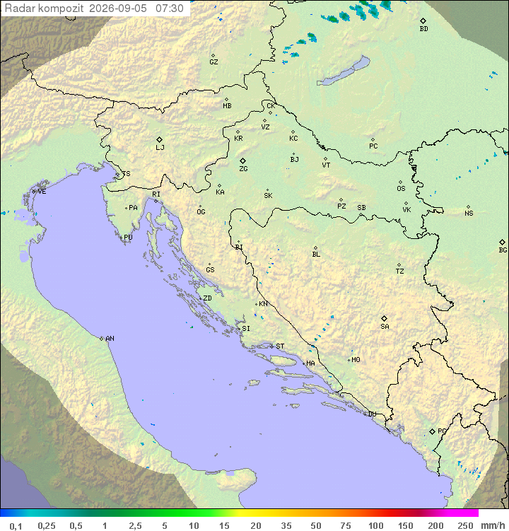 Padavine Hrvaška