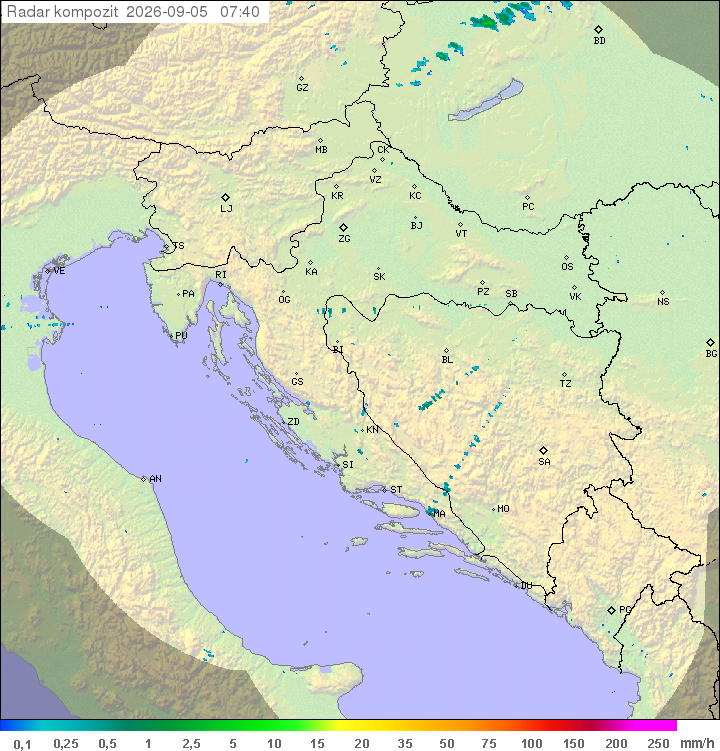 Padavine Hrvaška