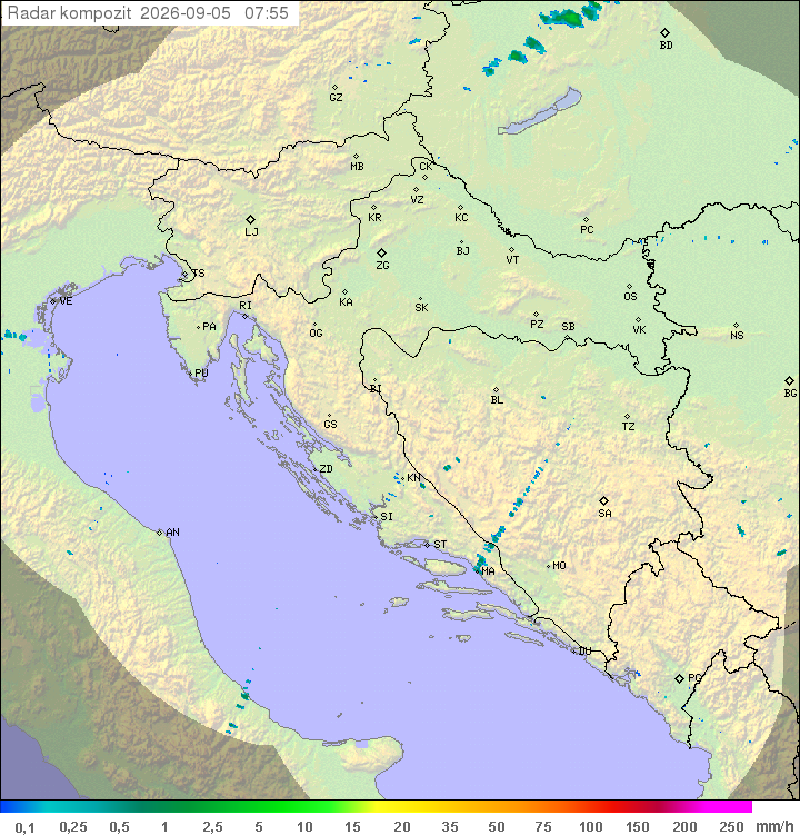 Padavine Hrvaška