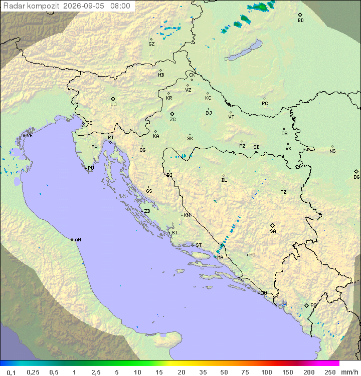 Padavine Hrvaška