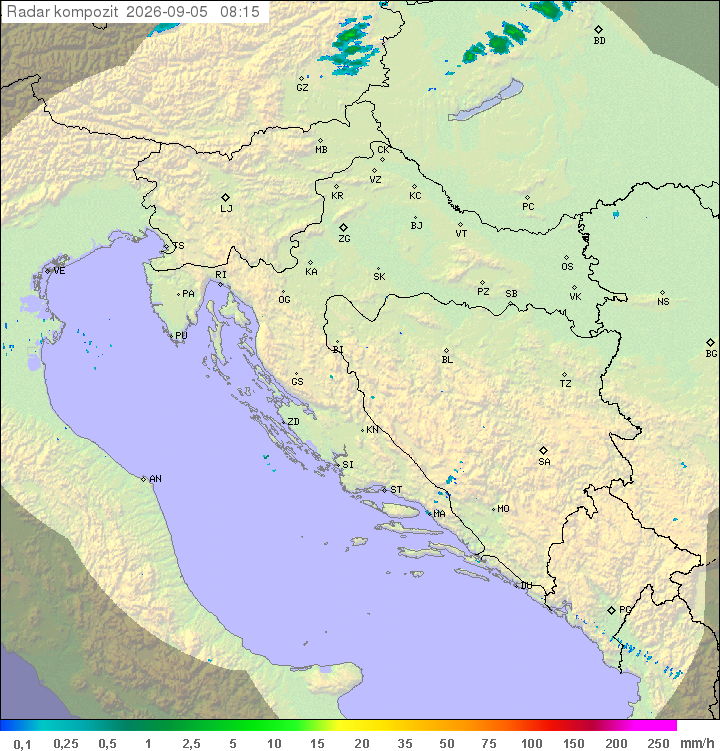 Padavine Hrvaška