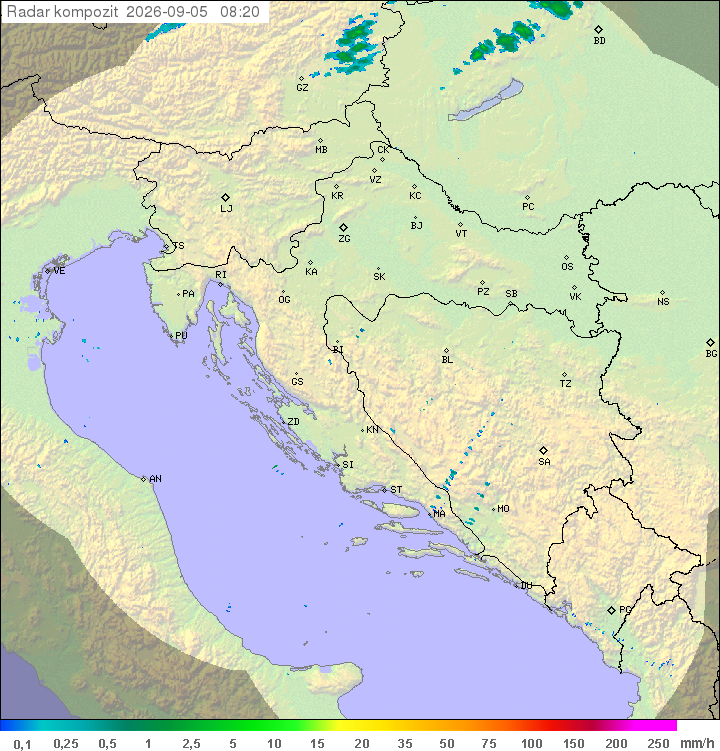 Padavine Hrvaška