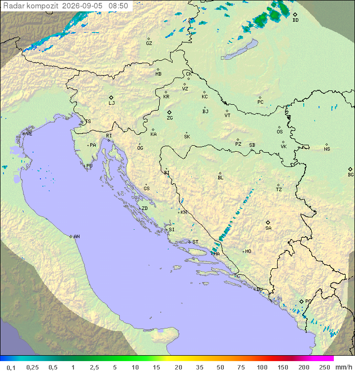 Padavine Hrvaška
