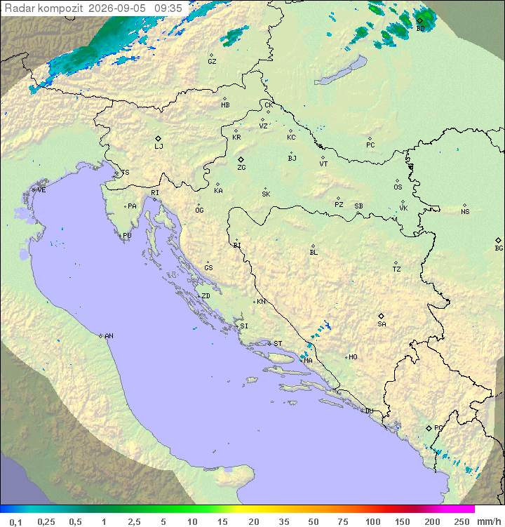 Padavine Hrvaška