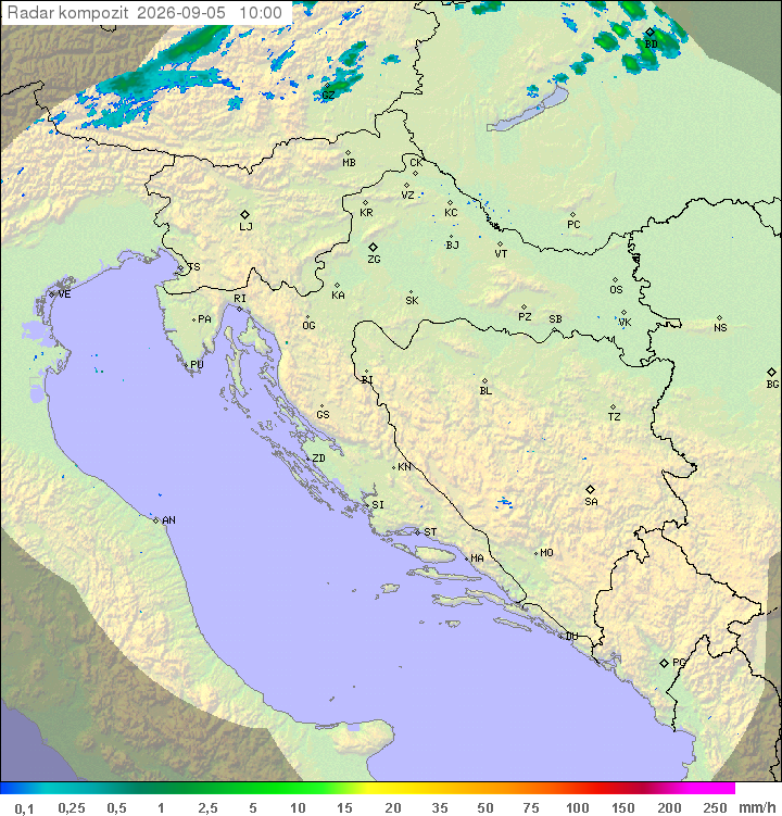 Padavine Hrvaška