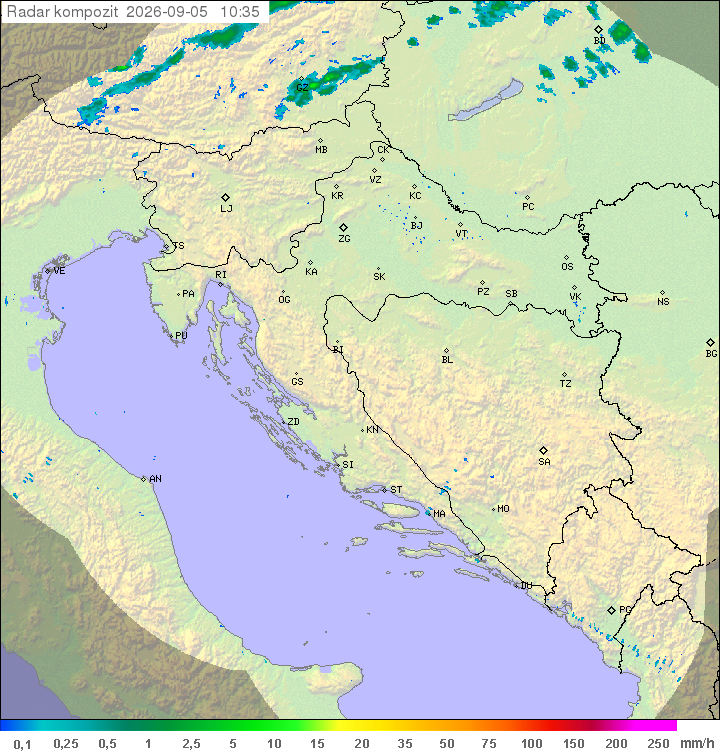 Padavine Hrvaška