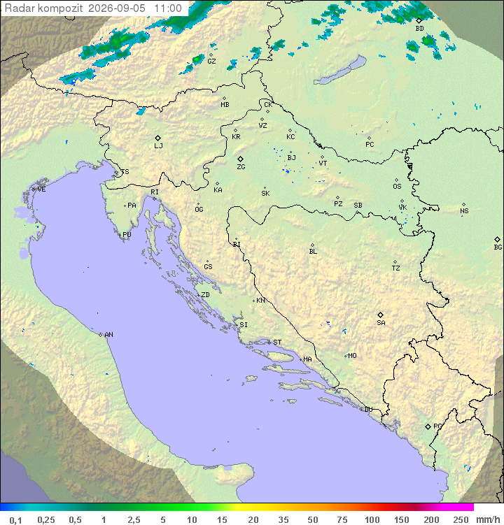 Padavine Hrvaška