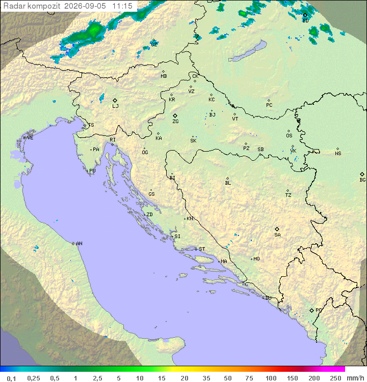 Padavine Hrvaška