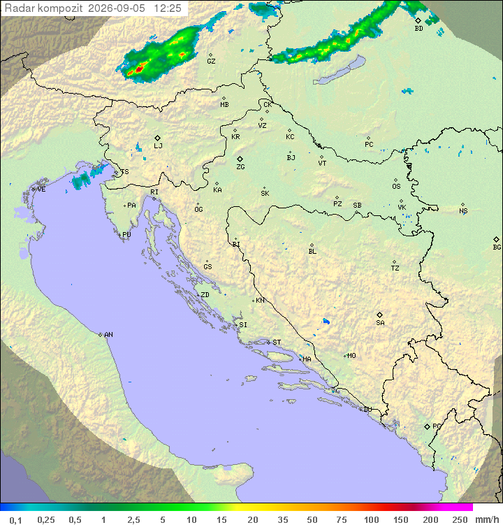 Padavine Hrvaška