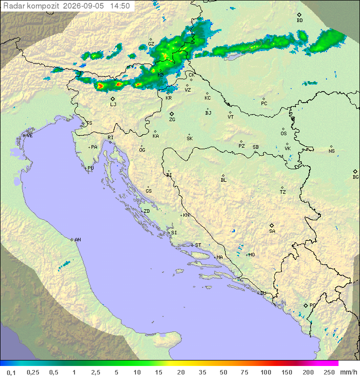 Padavine Hrvaška