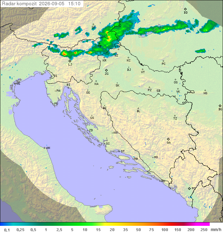 Padavine Hrvaška