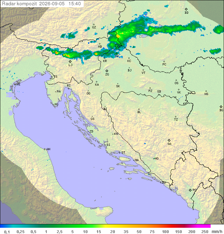 Padavine Hrvaška