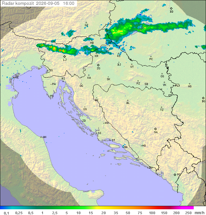 Padavine Hrvaška