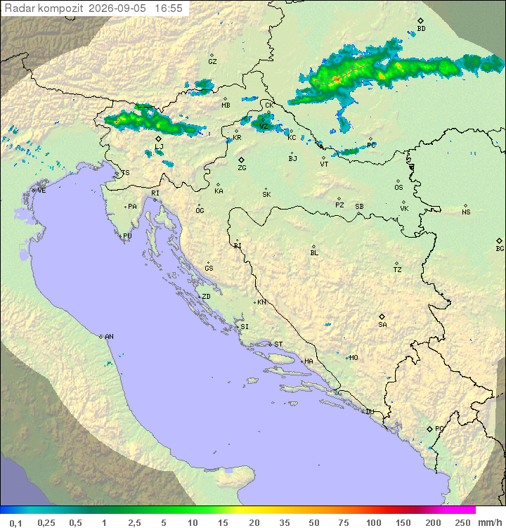 Padavine Hrvaška