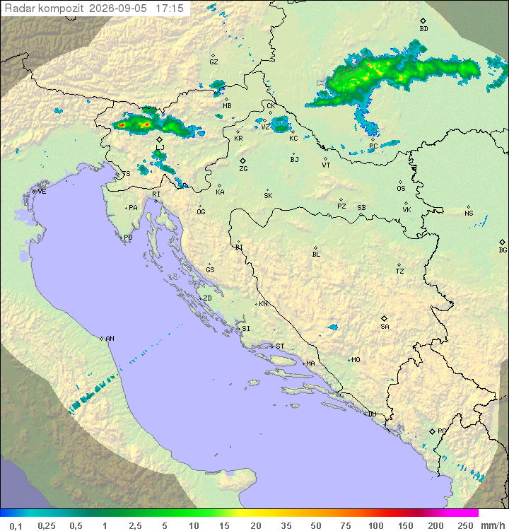 Padavine Hrvaška