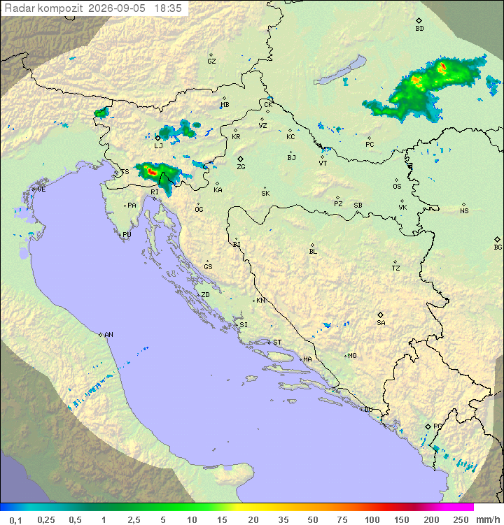 Padavine Hrvaška