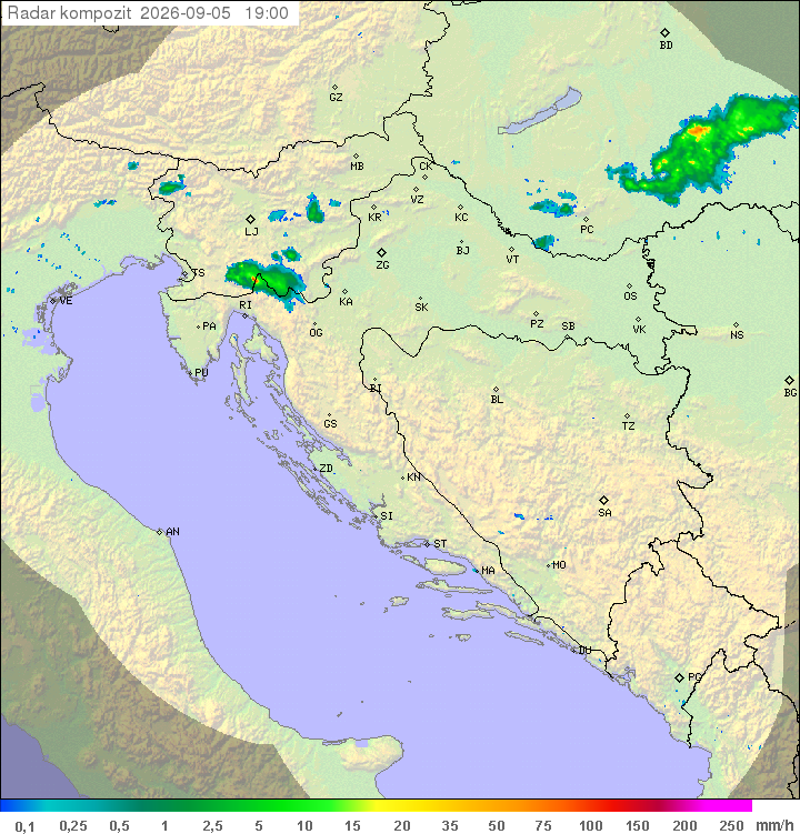Padavine Hrvaška