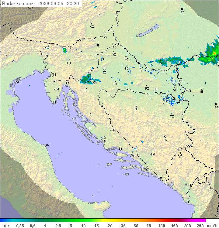 Padavine Hrvaška