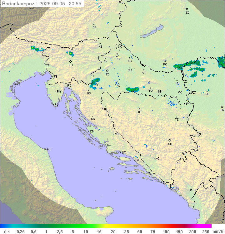Padavine Hrvaška