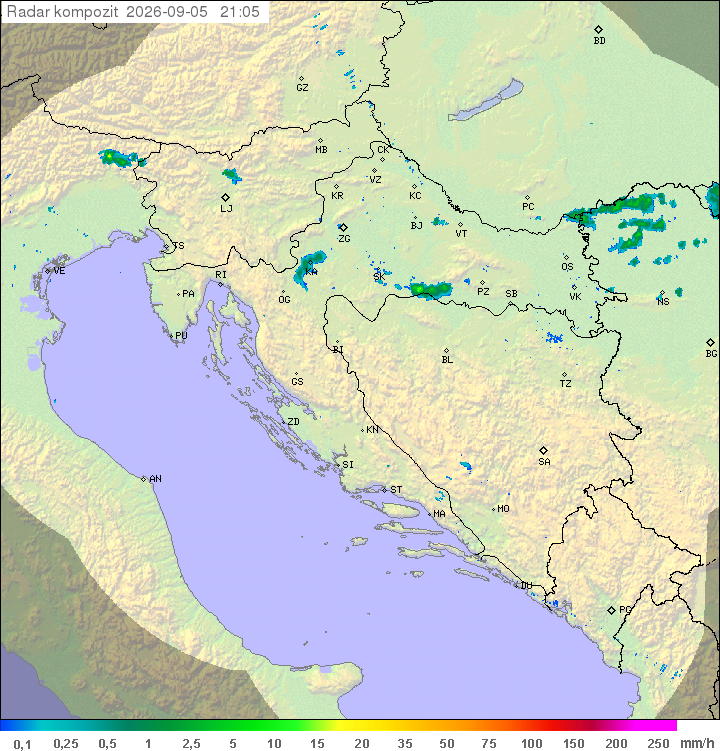 Padavine Hrvaška