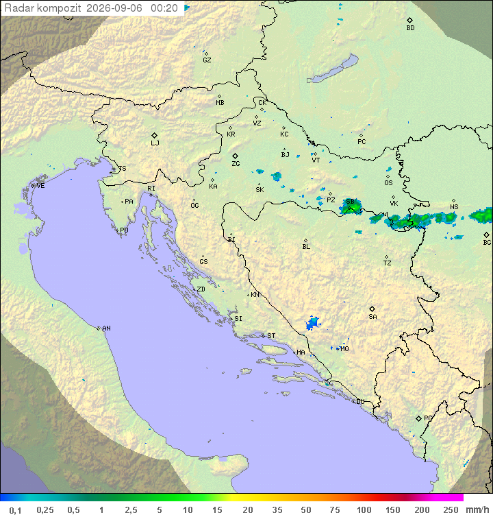 Padavine Hrvaška