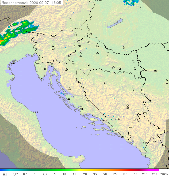 Padavine Hrvaška