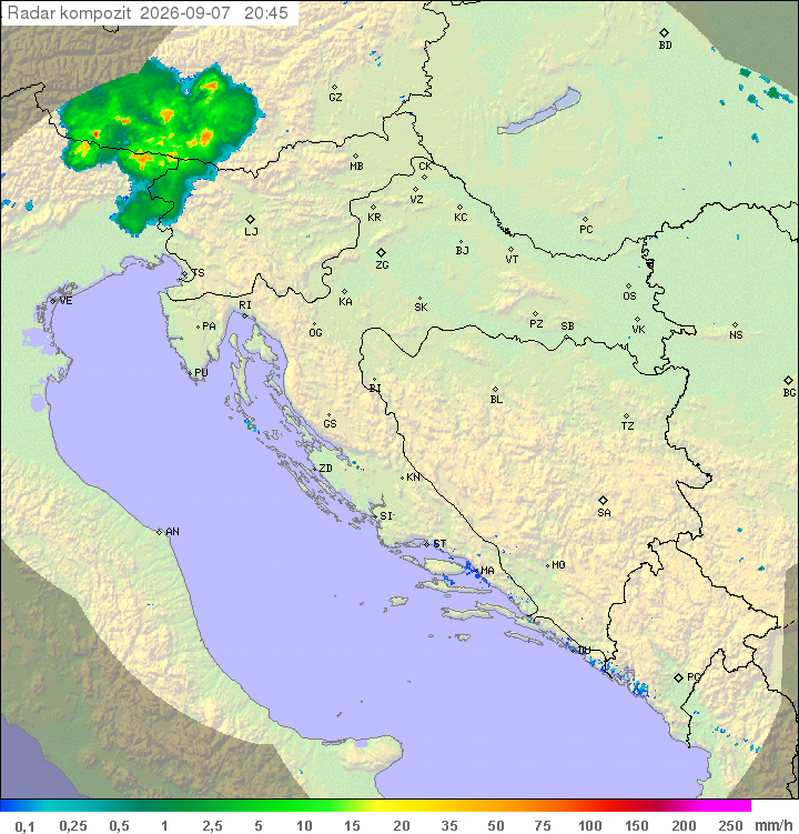 Padavine Hrvaška