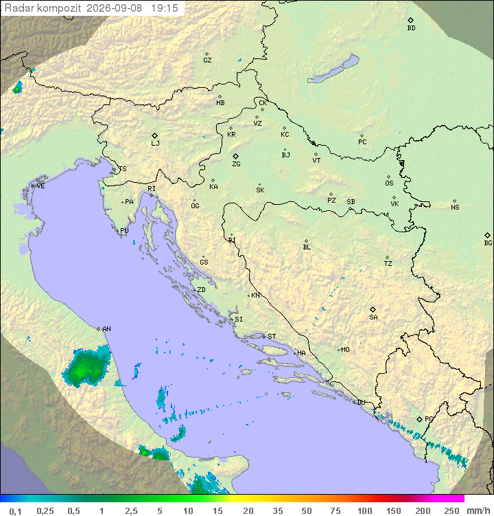 Padavine Hrvaška