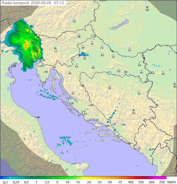 Padavine Hrvaška