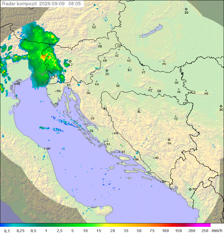 Padavine Hrvaška