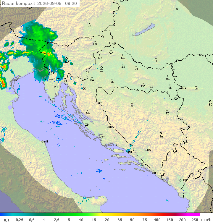 Padavine Hrvaška