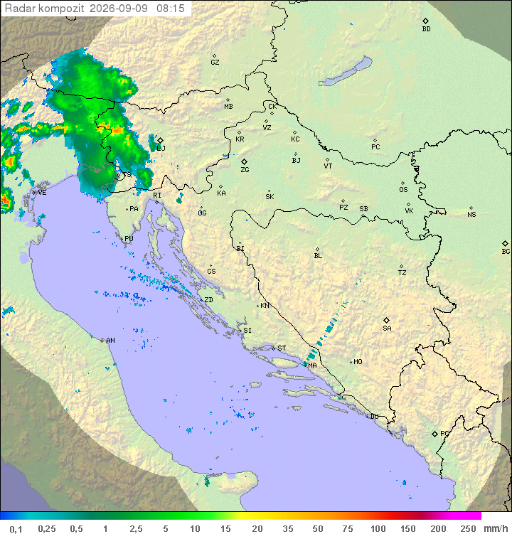 Padavine Hrvaška