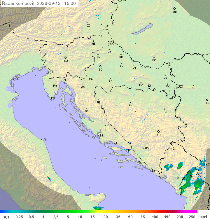 Padavine Hrvaška