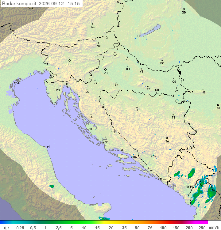 Padavine Hrvaška