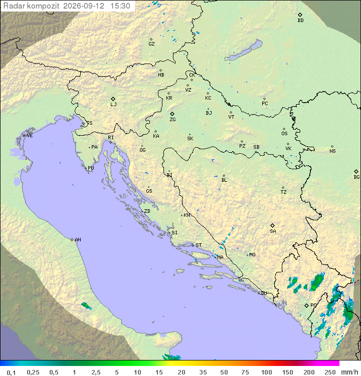 Padavine Hrvaška