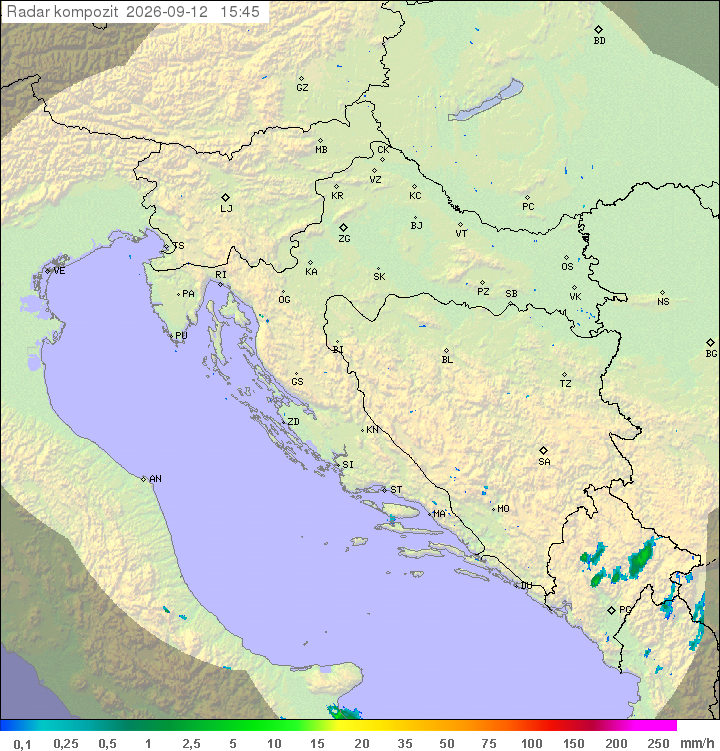 Padavine Hrvaška
