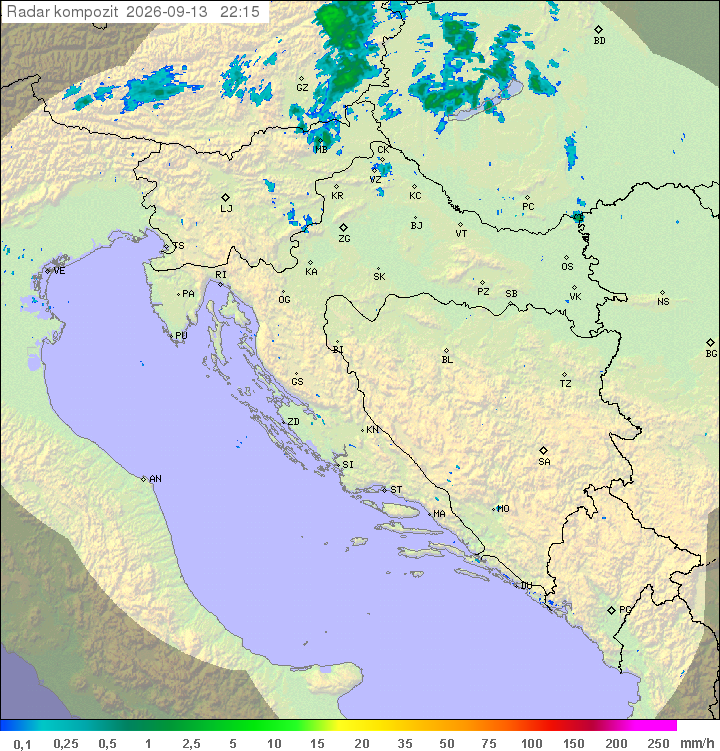 Padavine Hrvaška
