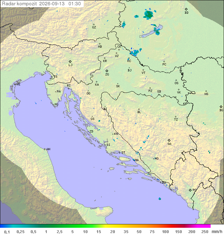 Padavine Hrvaška
