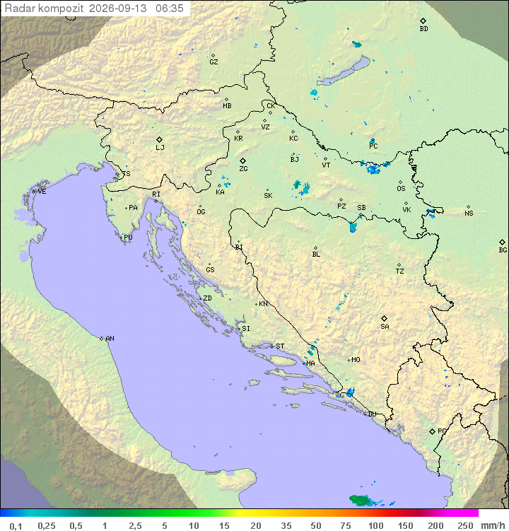 Padavine Hrvaška