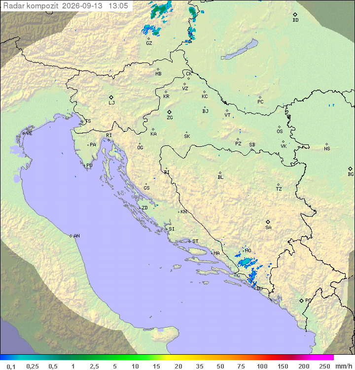 Padavine Hrvaška