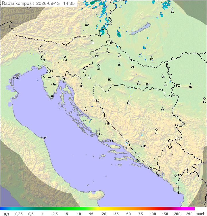 Padavine Hrvaška