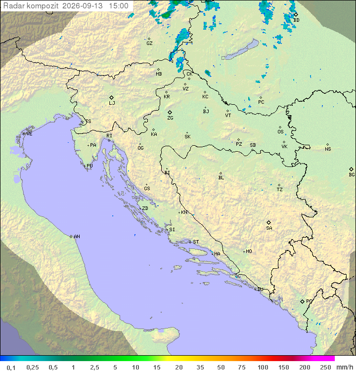 Padavine Hrvaška