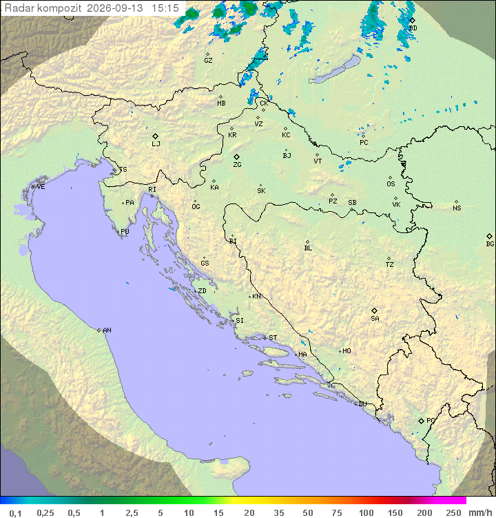 Padavine Hrvaška