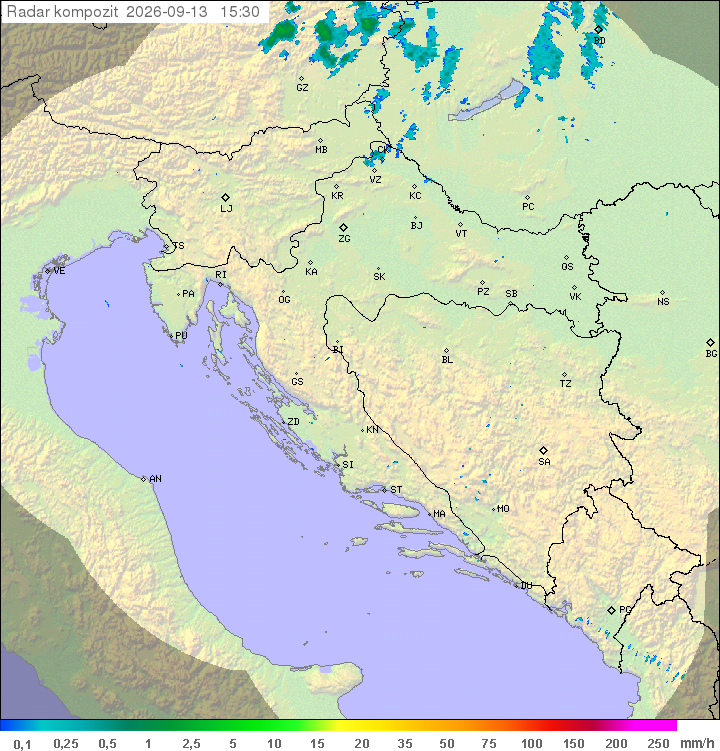 Padavine Hrvaška