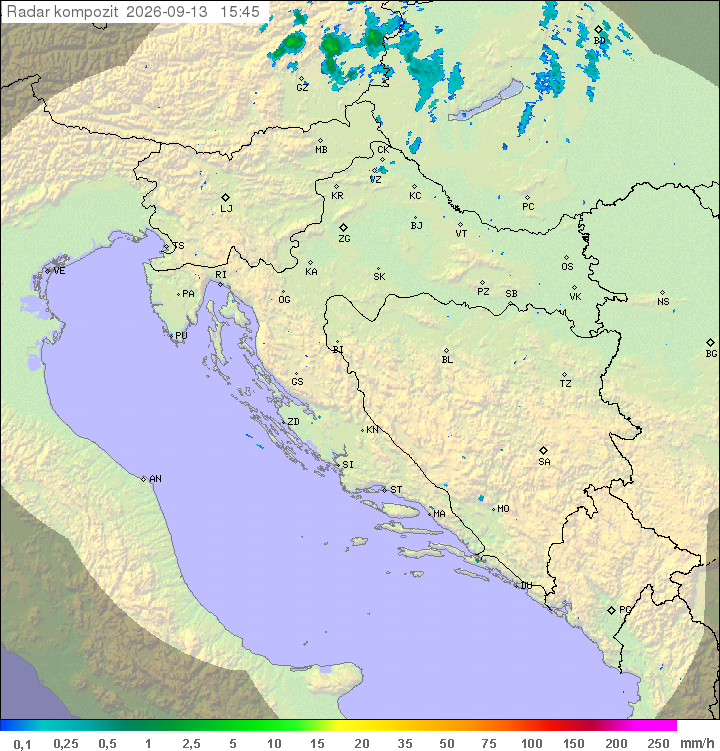 Padavine Hrvaška