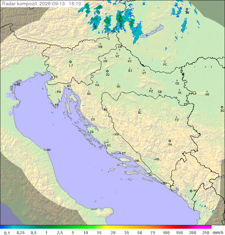 Padavine Hrvaška