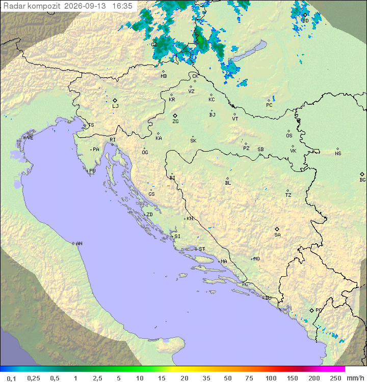 Padavine Hrvaška