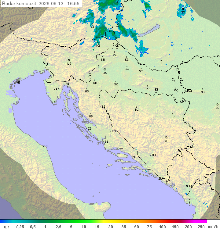 Padavine Hrvaška