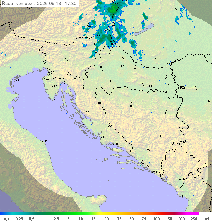 Padavine Hrvaška