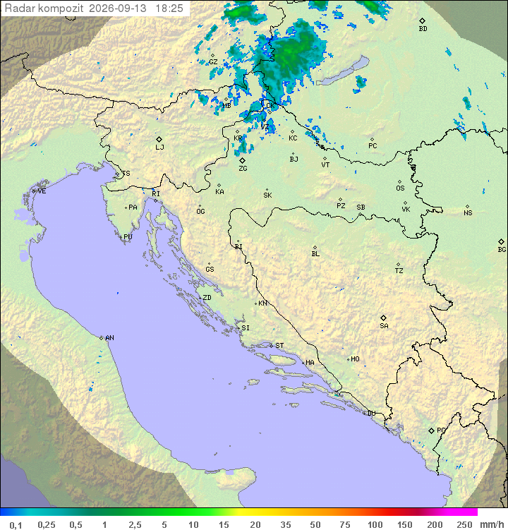 Padavine Hrvaška